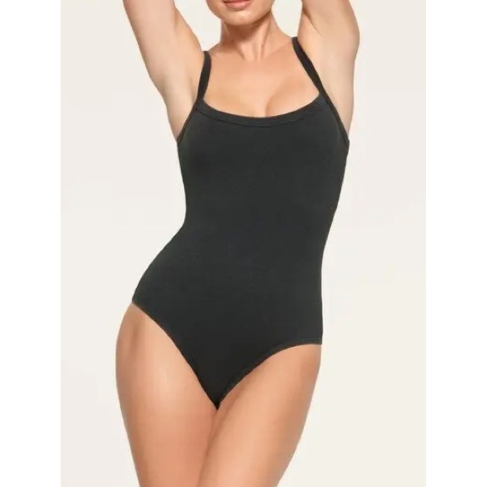 SKIMS Outdoor Bodysuit Washed Onyx‎ XL - Picture 2 of 11